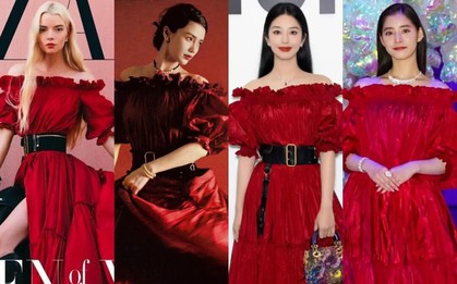 4 Đại sứ Dior so kè sắc vóc trong cùng 1 mẫu váy