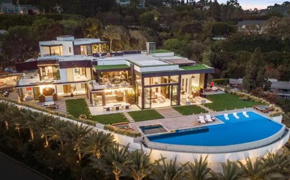 Dinh thự xa hoa rộng gần 10.000 m2 mất 10 năm xây dựng, hàng xóm là sao hạng A Hollywood, nhưng bị rớt giá vì một lý do không ngờ