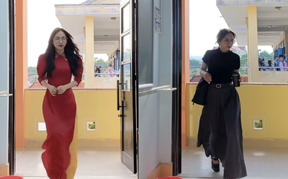 Cô giáo gây sốt TikTok khi khoe style đi dạy "triệu view": Cả tuần không mặc trùng bộ nào, lại còn rất xinh!