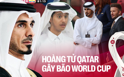 Anh em hoàng tử Qatar gây bão khán đài World Cup: Người anh khí chất đã kết hôn, tuổi của cậu em gây bất ngờ