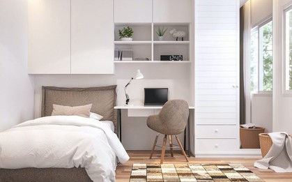 4 mẹo giúp bạn "ăn gian" diện tích cho phòng ngủ nhỏ