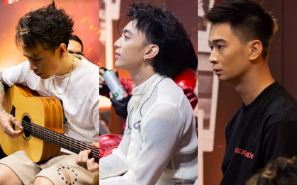 Thần thái đỉnh của Binz - SOOBIN trong hậu trường liveshow