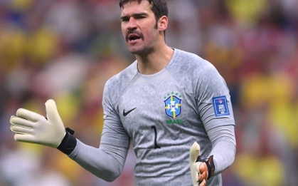 Thủ môn Brazil nhàn nhất World Cup 2022