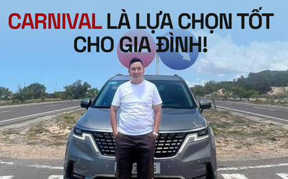 Chủ xe Kia Carnival: ‘Tầm giá 1,5 tỉ đồng không xe nào ngồi sướng bằng’