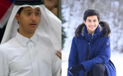 Hình ảnh đời thường như "cậu bạn nhà bên" của Hoàng tử bé Qatar vô tình nổi tiếng toàn mạng vì biểu cảm quá dễ thương