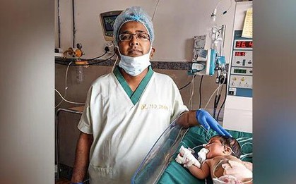 Ấn Độ: Phát hiện 8 bào thai trong bụng bé gái 21 ngày tuổi