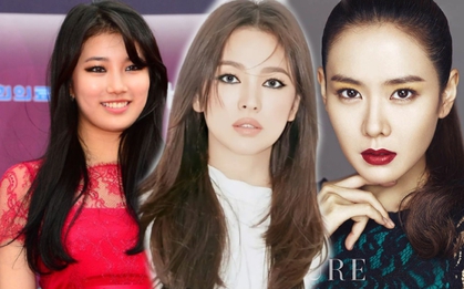 Song Hye Kyo, Son Ye Jin và Suzy cứ trang điểm đậm là nhan sắc "bị dìm"