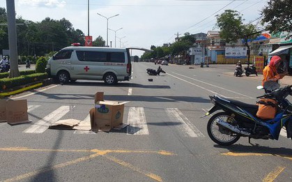 Va chạm với xe cứu thương, 1 người tử vong