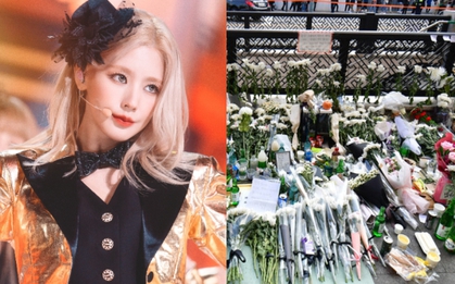 Miyeon (G)I-DLE đến đặt hoa, bật khóc tưởng niệm người bạn đặc biệt qua đời vì thảm kịch giẫm đạp Itaewon