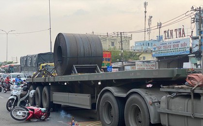 Người phụ nữ tử vong do xe đầu kéo cán qua người