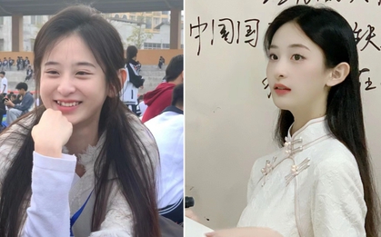 Cô giáo tiểu học gây sốt với nụ cười răng khểnh "đốn tim", nhìn outfit đi dạy càng mê hơn