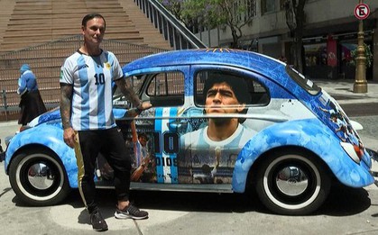 Volkswagen đời cổ mang đậm chất tuyển bóng đá Argentina