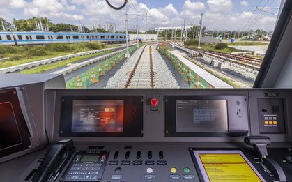 Metro số 1 TP.HCM chuẩn bị chạy thử đoạn trên cao
