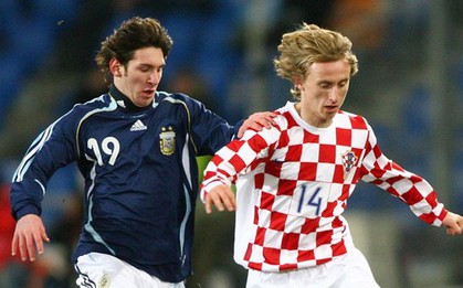 Messi, Modric và lần chạm trán không thể quên 16 năm trước