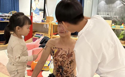 Những khoảnh khắc ấm áp cưng chiều con gái của ông bố bỉm Cường Đô La