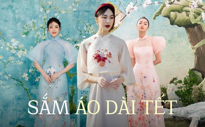5 địa chỉ bán áo dài Tết đẹp mê mẩn, mức giá từ 2 triệu đổ lên
