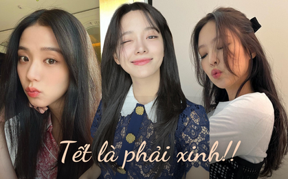 Sao Hàn mách chị em loạt tông son xinh xắn diện Tết