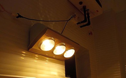 Mùa lạnh dùng đèn sưởi nhà tắm cần tránh 5 kiểu sử dụng sai lầm