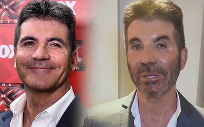 "Ông trùm truyền hình" Simon Cowell khác lạ đến khó nhận ra