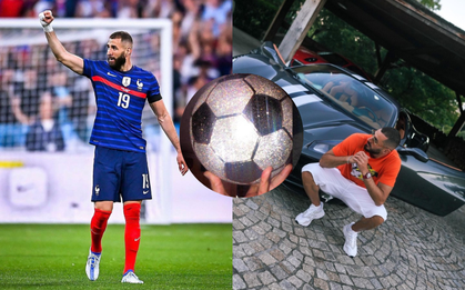 "Quả bóng vàng 2022" Karim Benzema từng chi 6 tỷ đồng mua quả bóng đá nạm kim cương
