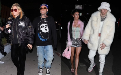 Avril Lavigne và bạn trai cùng Megan Fox ăn tối tại LA