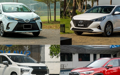 Ngôi vua doanh số 2022 khó phân định: Vios, Corolla Cross, Accent, Xpander so kè quyết liệt