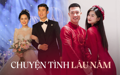 Những chuyện tình càng yêu lâu càng bền chặt của dàn cầu thủ