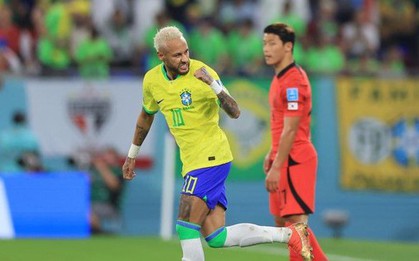 "Xé lưới" Hàn Quốc, Neymar bắt kịp kỷ lục của Pele và Ro "béo"