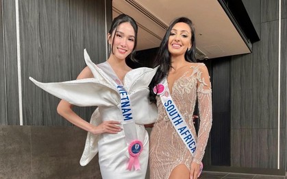 Phương Anh hạn chế mặc gợi cảm ở Hoa hậu Quốc tế