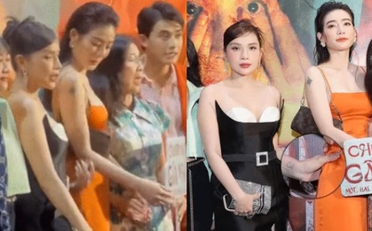Khả Như bị soi hất túi nữ đồng nghiệp trên thảm đỏ dấy lên nghi vấn "bằng mặt không bằng lòng"?