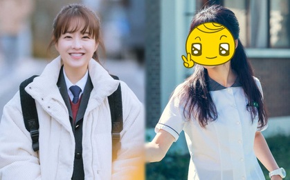 Lộ diện mỹ nhân U40 đóng học sinh đỉnh hơn cả Park Bo Young: Nhìn kiểu gì cũng như gái 18, mặt mộc vẫn xinh xỉu