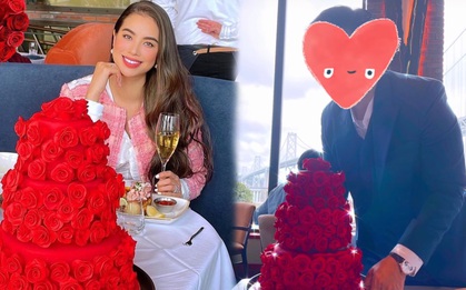 Phạm Hương khoe Valentine ấm áp bên "nửa kia" tại Mỹ, ông xã đại gia hiếm hoi xuất hiện