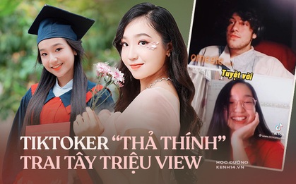 Nữ sinh hút 5,3 triệu view khi "thả thính" Tiếng Anh với trai Tây: Tự tạo cách học mới "cực okelah", được khuyên nên thi Hoa hậu
