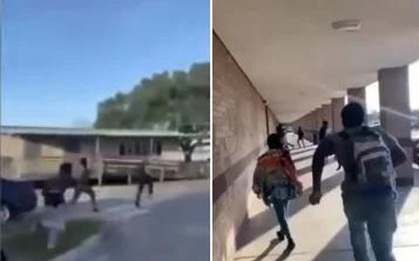 Học trò đuổi đánh hội đồng giáo viên đến gãy tay, clip hiện trường gây sốc