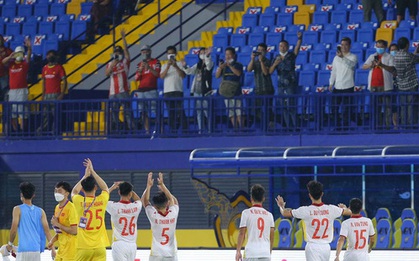 U23 Việt Nam có hành động đẹp sau khi ghi "mưa" bàn thắng vào lưới U23 Singapore