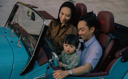 Ái nữ hào môn nhà Cường Đô La "lái" xế hộp 7 tỷ đưa bố mẹ dạo phố chiều mùng 3 Tết