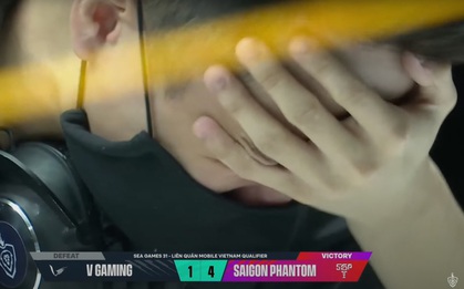 Yiwei bật khóc, Saigon Phantom chính thức đại diện Việt Nam tham dự SEA Games 31 bộ môn Liên Quân Mobile
