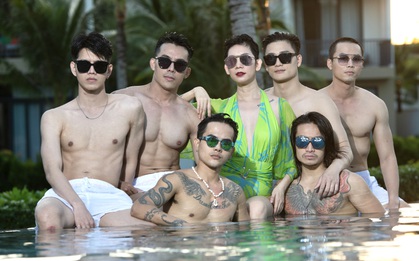 Team Xuân Lan tiếp tục khoe thể hình nóng bỏng tại Phú Quốc