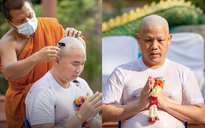Bị tình nghi trong vụ nữ diễn viên Chiếc Lá Bay tử nạn, 2 nam đại gia bất ngờ xuống tóc xuất gia