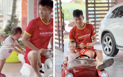 Văn Đức sắm "siêu xe" cho con gái, hào hứng cùng thiên thần nhỏ lái thử