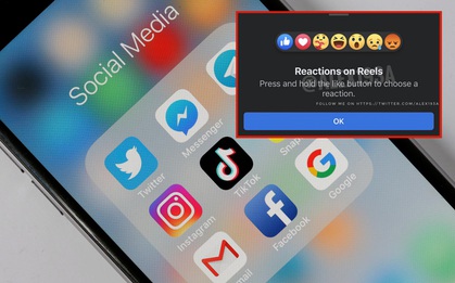 Thay vì chỉ "thả tim" giống TikTok, Facebook sẽ cho phép người dùng react nhiều hơn trên Reels