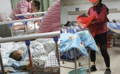 Thai phụ mới sinh cự cãi to tiếng với mẹ chồng trong bệnh viện, hành động của người chồng khiến dân mạng chỉ trích: Núp sau váy mẹ!