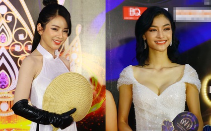 Tiểu Vy diện váy cắt xẻ khoe trọn đường cong, Á hậu Kiều Loan gợi cảm với vòng 1 căng tràn đổ bộ thảm đỏ