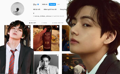 V (BTS) lập kỷ lục khủng trên Instagram, làm vậy ai làm lại?