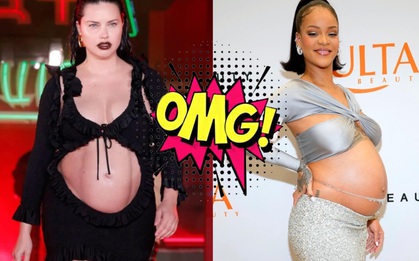 Netizen tranh cãi vì người mẫu mang bầu vẫn diện cao gót đi catwalk: Rihanna bỗng bị lôi vào drama bởi lý do khó hiểu