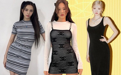 So kè BLACKPINK khi diện váy áo bó sát tôn đường cong, Rosé sexy lấn át cả Jennie?
