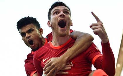 Liverpool thắng nghẹt thở derby Merseyside, đẩy Everton xuống khu vực "cầm đèn đỏ"