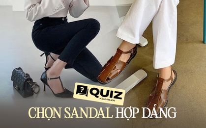 Hè nhất định phải mang sandal, nhưng chọn thế nào cho hợp dáng bạn đã biết chưa?