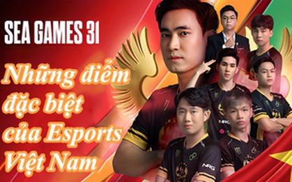 Infographic: Đội tuyển Esports "nổi bần bật" trong "hàng ngũ" đoàn Thể thao Việt Nam tại SEA Games 31