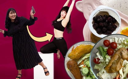 Nàng béo xứ Hàn ăn trứng và khoai luộc mỗi sáng, giảm hơn 50kg trong 15 tháng